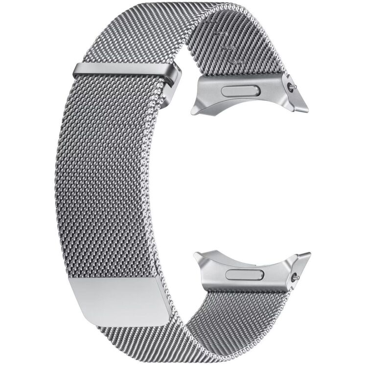 Оригинальный ремешок Milanese Band (M/L) для Samsung Galaxy Watch 7 (40/44mm) / Watch 6 (40/44mm) GP-TYL315SAASW - Silver: фото 3 из 3
