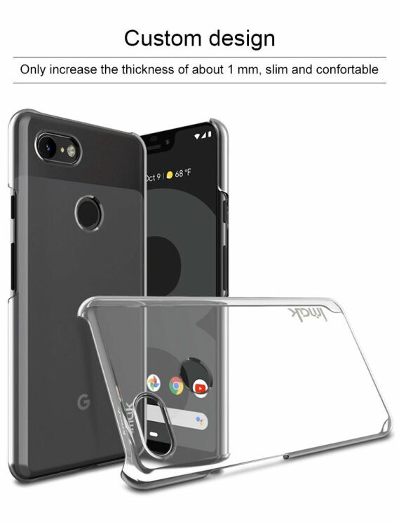 Пластиковый чехол IMAK Crystal для Google Pixel 3 - Transparent: фото 7 из 12