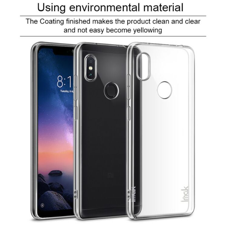 Пластиковий чохол IMAK Crystal для Xiaomi Redmi Note 6 / Note 6 Pro - Transparent: фото 6 з 9