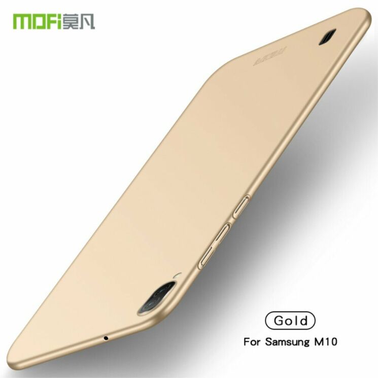 Пластиковый чехол MOFI Slim Shield для Samsung Galaxy M10 (M105) - Gold: фото 1 из 11