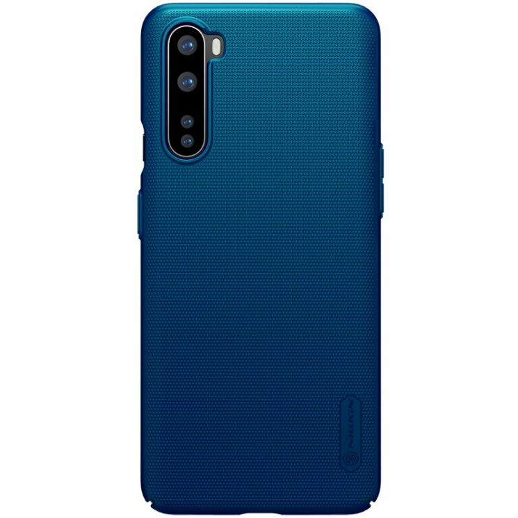 Пластиковый чехол NILLKIN Frosted Shield для OnePlus Nord - Blue: фото 1 из 16