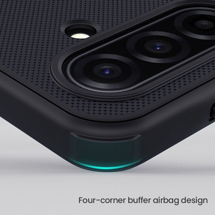 Пластиковий чохол NILLKIN Frosted Shield Pro для Samsung Galaxy A17 (A175) - Black: фото 9 з 15