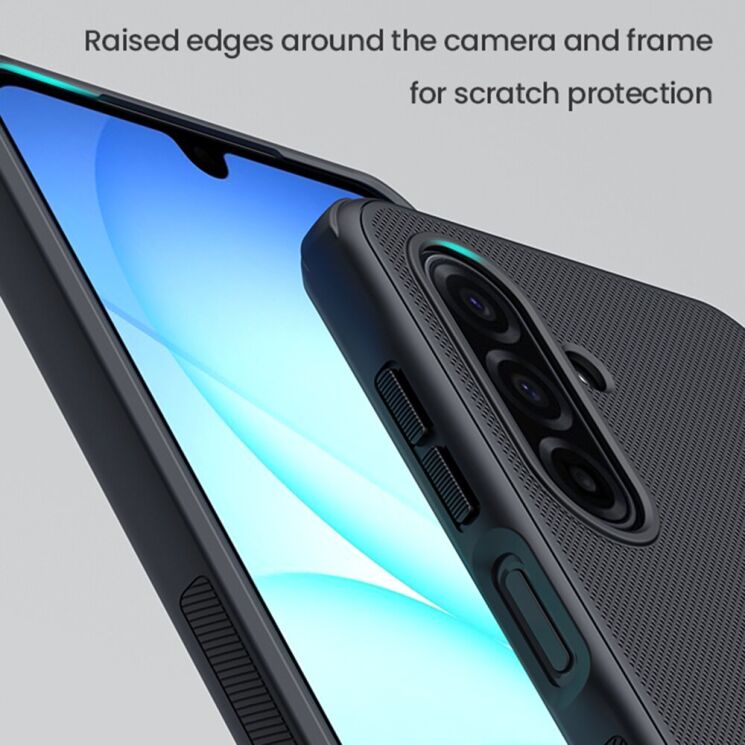 Пластиковий чохол NILLKIN Frosted Shield Pro для Samsung Galaxy A17 (A175) - Black: фото 11 з 15