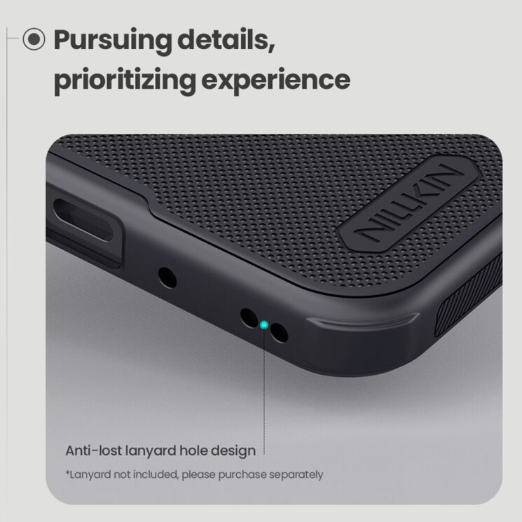 Пластиковий чохол NILLKIN Frosted Shield Pro для Samsung Galaxy A17 (A175) - Black: фото 12 з 15