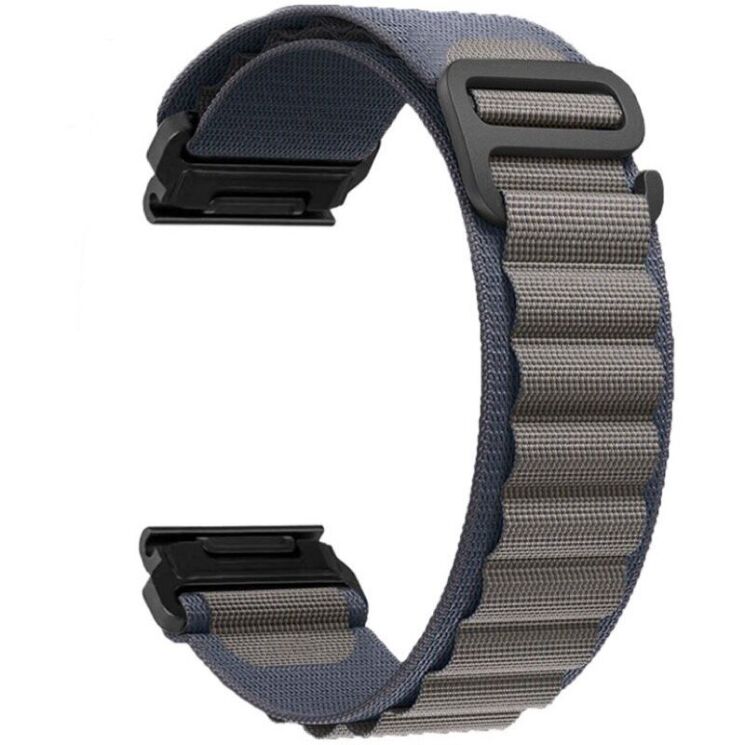 Ремінець ArmorStandart AlpinaStyle для годинників Garmin з кріпленням Quick Fit 26mm - Blue: фото 2 з 2