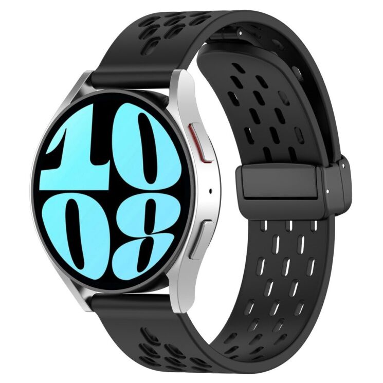 Ремешок Deexe Astra Strap для часов с шириной крепления 20мм - Black: фото 4 из 11