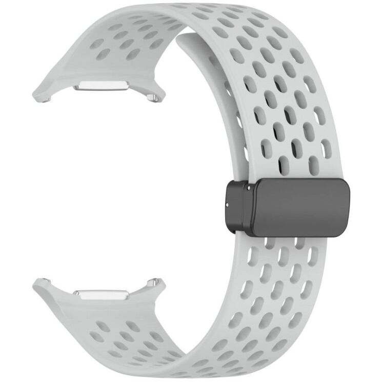 Ремешок Deexe Astra Strap для Samsung Galaxy Watch Ultra (47mm) - Light Grey: фото 2 из 9