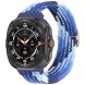 Ремешок Deexe Braided Strap для Samsung Galaxy Watch Ultra (47mm) - Colorful Blue (358016CL). Фото 2 из 7