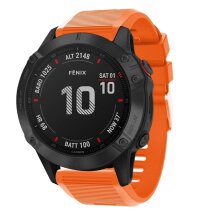 Ремінець Deexe Color Series для годинників Garmin з кріпленням QuickFit 26mm - Orange: фото 1 з 5