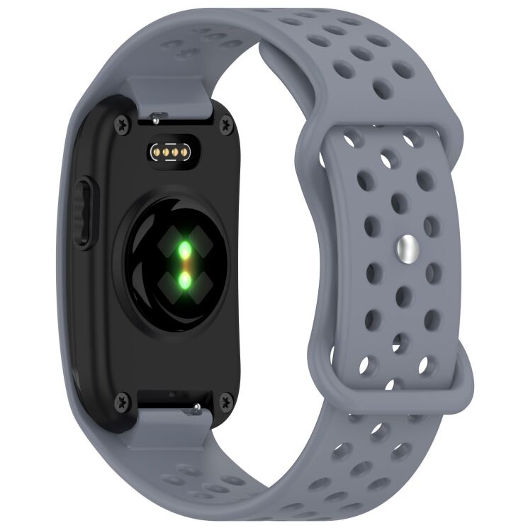 Ремінець Deexe Dot Style для Garmin CIRQA - Blue: фото 2 з 6