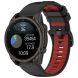 Ремешок Deexe Dual Color для часов с шириной крепления 22мм - Black / Red (271418BR). Фото 4 из 4