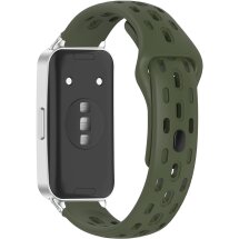 Ремешок Deexe Eclipse для Huawei Band 11 Pro / Band 11 - Army Green: фото 1 из 9