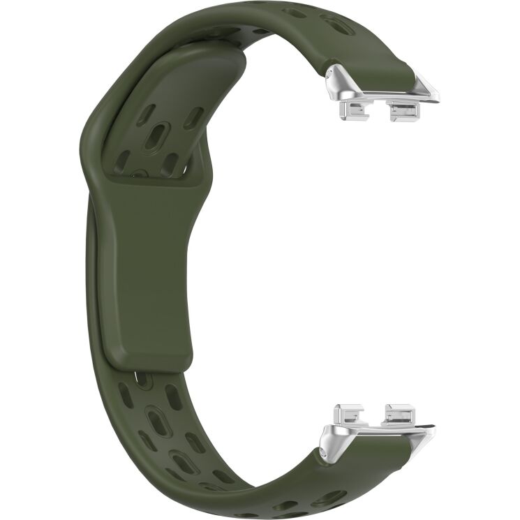 Ремешок Deexe Eclipse для Huawei Band 11 Pro / Band 11 - Army Green (410607AG) Ремешок Deexe Eclipse для Huawei Band 11 Pro / Band 11 - Army Green: фото 3 из 9