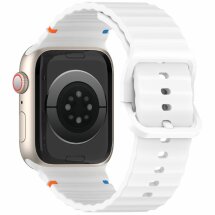 Ремешок Deexe Galaxy Strap для Apple Watch 42 (Series 10) / 41 / 40 / SE 40 / 38 - White: фото 1 из 7