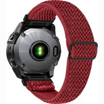Ремешок Deexe Knitted Strap для Garmin Fenix 8 (47mm) / Fenix E (47mm) / Quatix 8 (47mm) - Red: фото 1 из 5