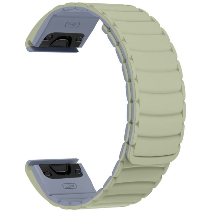 Ремінець Deexe Magnetic Band для годинників Garmin з кріпленням Quick Fit 26mm - Light Blue: фото 2 з 4