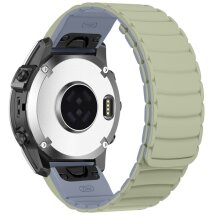 Ремешок Deexe Magnetic Band для часов Garmin c креплением Quick Fit 26mm - Light Blue: фото 1 из 4
