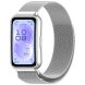 Ремешок Deexe Milanese Stainless Steel для Huawei Band 11 Pro / Band 11 - Silver (410601S). Фото 2 из 5