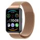 Ремінець Deexe Milanese Stainless Steel для Huawei Watch Fit 2 - Rose Gold (301507RG). Фото 1 з 4
