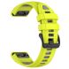 Ремінець Deexe Modern Strap для годинників Garmin з шириною кріплення QuickFit 20mm - Lime / Grey (270816LH). Фото 3 з 7
