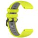Ремінець Deexe Modern Strap для годинників Garmin з шириною кріплення QuickFit 20mm - Lime / Grey (270816LH). Фото 2 з 7