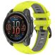 Ремінець Deexe Modern Strap для годинників Garmin з шириною кріплення QuickFit 20mm - Lime / Grey (270816LH). Фото 4 з 7