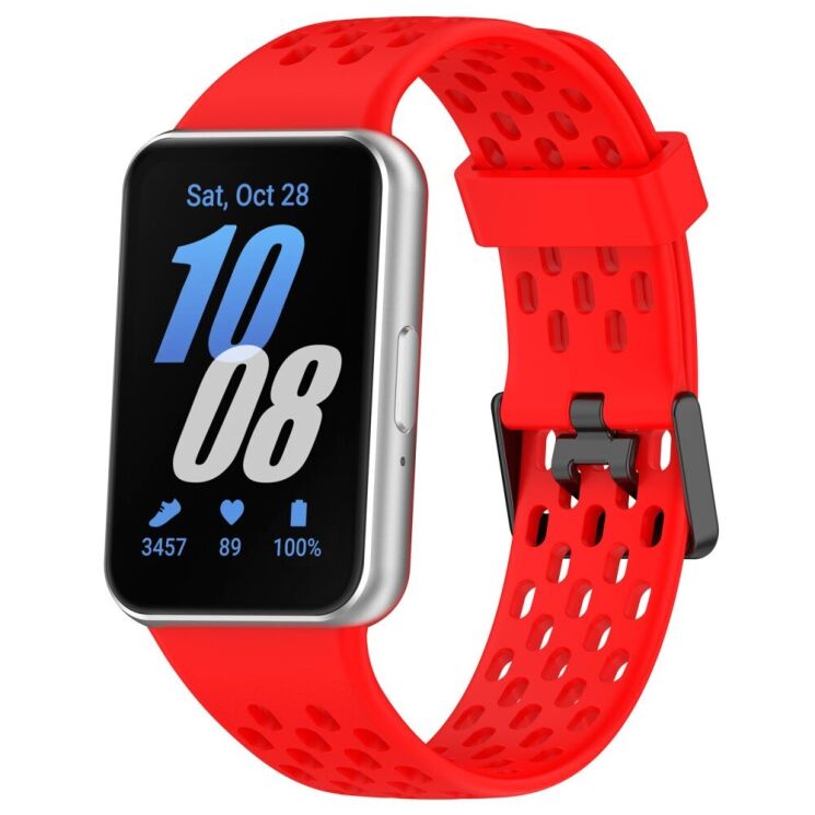 Ремінець Deexe Ocean Strap для Samsung Galaxy Fit 3 - Red: фото 4 з 7