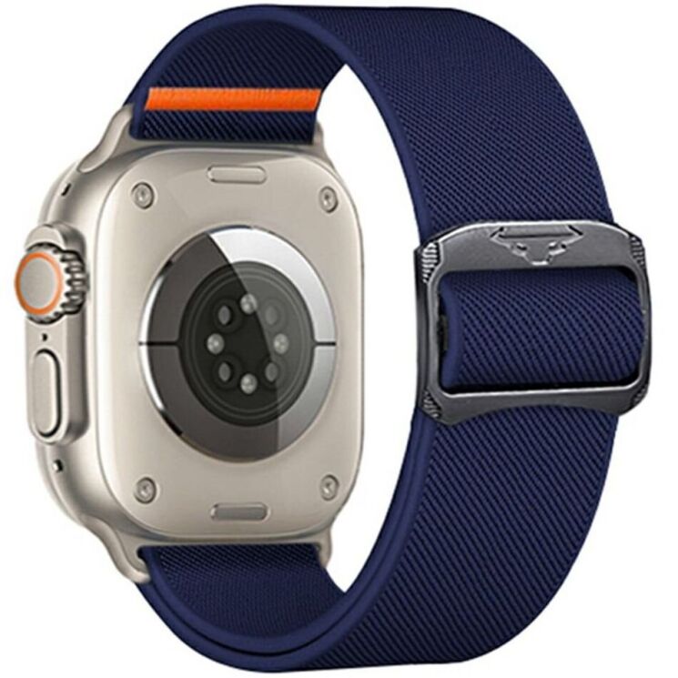 Ремінець Deexe Orbit Flex для Apple Watch 42 (Series 10) / 41 / 40 / SE 40 / 38 - Dark Blue: фото 1 з 5