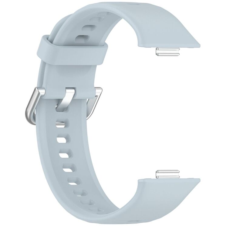 Ремінець Deexe Silicone Band для Huawei Watch Fit 3 / Fit 4 / Fit 4 Pro - Baby Blue: фото 4 з 10