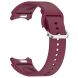 Ремешок Deexe Silicone Band для Samsung Galaxy Watch 4 / 4 Classic / 5 / 5 Pro / 6 / 6 Classic / 7 / FE - Wine Red (358119WR). Фото 3 из 8