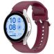 Ремешок Deexe Silicone Band для Samsung Galaxy Watch 4 / 4 Classic / 5 / 5 Pro / 6 / 6 Classic / 7 / FE - Wine Red (358119WR). Фото 2 из 8
