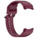 Ремешок Deexe Silicone Band для Samsung Galaxy Watch 4 / 4 Classic / 5 / 5 Pro / 6 / 6 Classic / 7 / FE - Wine Red (358119WR). Фото 4 из 8