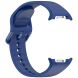 Ремінець Deexe Silicone Band для Samsung Galaxy Watch 8 (40/44mm) / 8 Classic - Blue (384190L). Фото 4 з 7