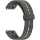 Ремешок Deexe Soft Line для часов Garmin c креплением Quick Fit 22mm - Grey / White (271413HW). Фото 3 из 8