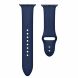 Ремінець Deexe Soft Touch для Apple Watch 42 (Series 10) / 41 / 40 / SE 40 / 38 - Midnight Blue (251816MB). Фото 3 з 3