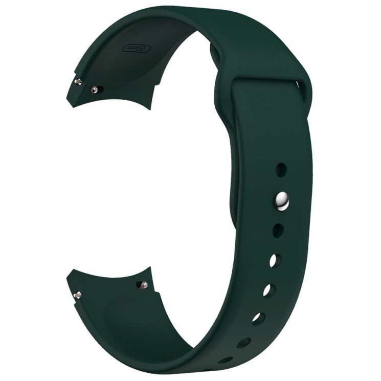 Ремінець Deexe Soft Touch для годинників з шириною кріплення 20мм - Green: фото 1 з 4