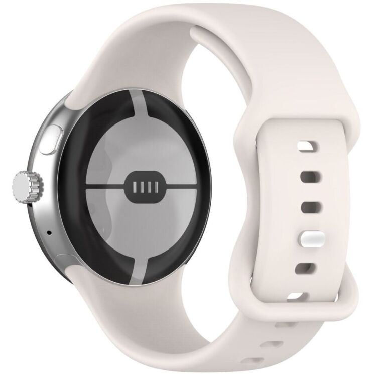 Ремешок Deexe Soft Touch для Google Pixel Watch 3 (45mm) - Starlight: фото 1 из 5