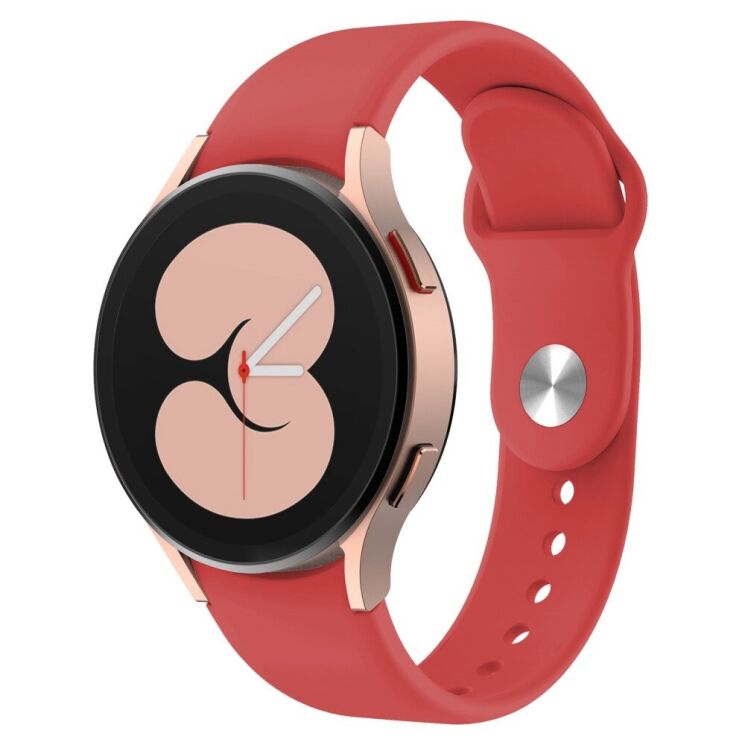 Ремешок Deexe Soft Touch для Samsung Galaxy Watch 5 (40/44mm) / 5 Pro (45mm) - Red: фото 1 из 3