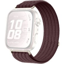 Ремешок Deexe Soft Weave для Huawei Watch Fit 4 Pro / Fit 4 / Fit 3 - Plum: фото 1 из 5