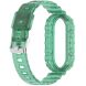 Ремешок Deexe Solid Color для Xiaomi Mi Smart Band 8 / 9 - Transparent Green (326041G). Фото 3 из 9