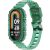 Ремешок Deexe Solid Color для Xiaomi Mi Smart Band 8 / 9 - Transparent Green: фото 1 из 9