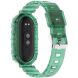 Ремешок Deexe Solid Color для Xiaomi Mi Smart Band 8 / 9 - Transparent Green (326041G). Фото 2 из 9