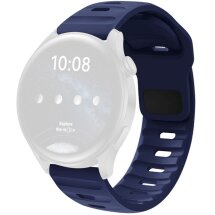 Ремінець Deexe Sport Band для годинників з шириною кріплення 20 мм - Navy Blue: фото 1 з 3
