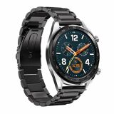 Ремешок Deexe Stainless Steel для часов с шириной крепления 22мм - Black (895500B)