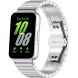 Ремінець Deexe Steel Strap для Samsung Galaxy Fit 3 - Silver (349007S). Фото 1 з 8