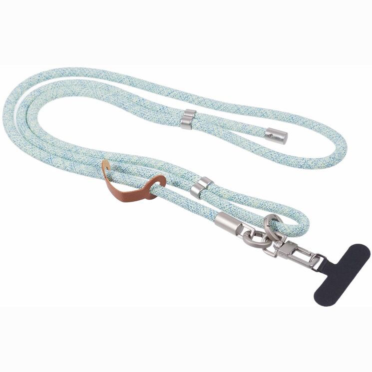 Ремінець для смартфона Deexe Crossbody Strap - Light Blue (983028TT) Ремінець для смартфона Deexe Crossbody Strap - Light Blue: фото 2 з 5