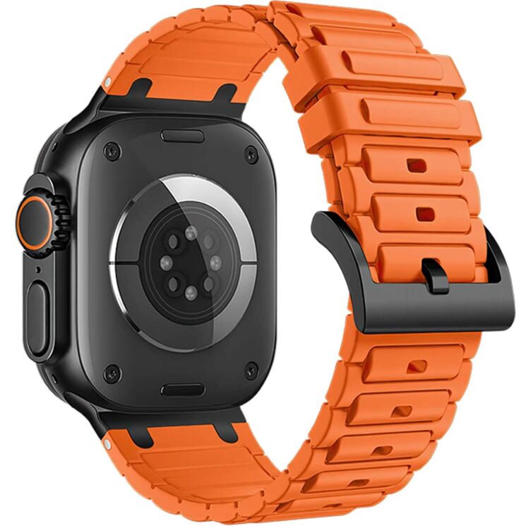 Ремінець Hoco WA35 для Apple Watch 46 / 45 / 44 / SE 44 / 42 (Series 1-3) / Ultra / Ultra 2 / Ultra 3 - Orange: фото 1 з 4