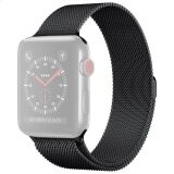 Ремінець JLT Milanese Stainless Steel для Apple Watch 46 / 45 / 44 / SE 44 / 42 (Series 1-3) / Ultra / Ultra 2 - Black (251347B)