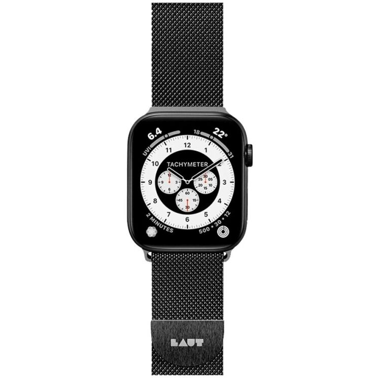 Ремешок Laut STEEL LOOP для Apple Watch 46 / 45 / 44 / SE 44 / 42 (Series 1-3) / Ultra / Ultra 2 - Black: фото 1 из 9