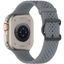 Ремінець Reframe Holes Fit для Apple Watch 49 / 46 / 45 / 44 / SE 44 / 42 (Series 1-3) / Ultra / Ultra 2 - Grey: фото 1 з 7